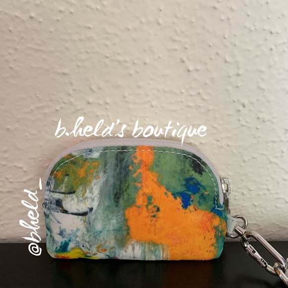 lululemon Dual Pouch Wristlet in No Limits White Multi/Vapor One Size New NWT - Picture 3 of 16